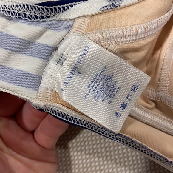 Lands End Striped Bikini size 6 - Picture 7 of 9